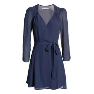 NEW, Reformation Murietta Dress in Navy Sz XS #MD1394